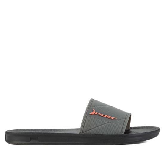 Chinelo Masculino Rider 11578 Preto Cinza Laranja Menor preço em Chinelo Masculino Rider 11578 Preto Cinza Laranja