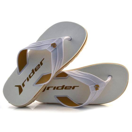 Imagem de Chinelo Masculino Rider RW Plus Branco 12425