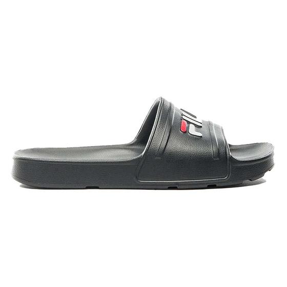 Imagem de Chinelo Masculino Sleek Slide Preto Branco Vermelho Fila F01SD00010-397