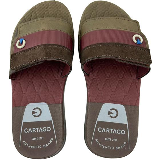 Imagem de Chinelo Masculino Slide Gaspea Casual Dia a Dia Passeio Com Ajuste Ultra Conforto Cartago 12391