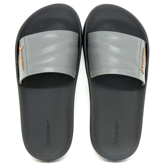 Imagem de Chinelo Masculino Slide Rider Street Fechado Lançamento Grendene Original Cinza