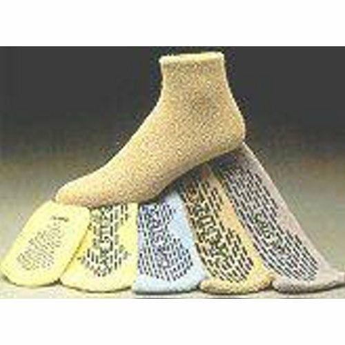 Imagem de Chinelo Meia de Cuidados Alba Healthcare - Tamanho XG (Adulto) - Cinza - Pacote com 48