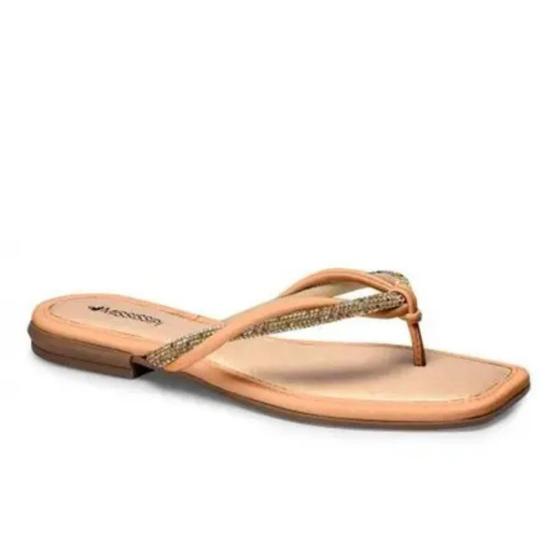 Imagem de Chinelo Mississipi De Dedo Bico Quadrado Feminino Nude