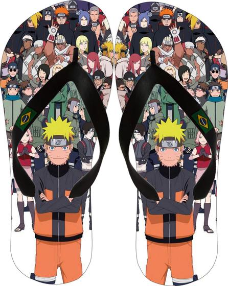 Imagem de Chinelo Naruto Personlizado Infantil Adulto Várias Estampas