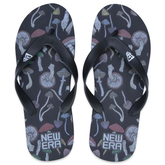 Imagem de Chinelo New Era de Dedo Cogumelos Preto/Multicolor