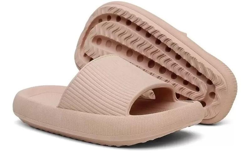 Imagem de Chinelo Nuvem Algodão Macio Ortopédico Feminino Flyfeet Antiderrapante