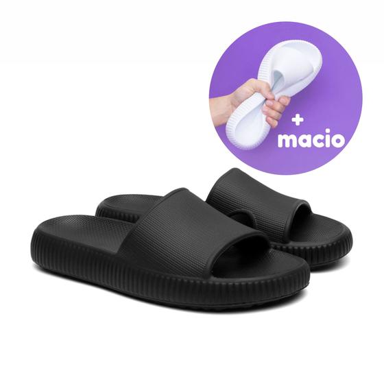 Chinelo Nuvem Slide Masculino Mion Ortopédico Fly Feet Macio Menor preço em Chinelo Nuvem Slide Masculino Mion Ortopédico Fly Feet Macio