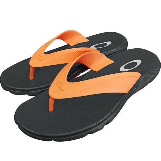 Imagem de Chinelo Oakley Banks Black Orange