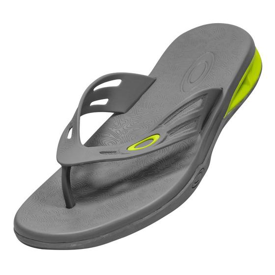 Imagem de Chinelo Oakley Killer Point II Cinza / Verde