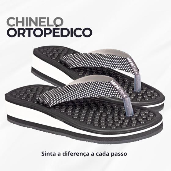 Chinelo Ortopédico para Esporão E Fascite Plantar Original - Uniflex ...