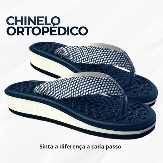 Chinelo Ortopédico para Esporão E Fascite Plantar Original - Uniflex ...