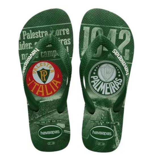 Imagem de Chinelo Palmeiras Havaianas UnissexTimes Original Lançamento