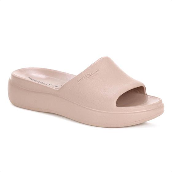 Imagem de Chinelo Piccadilly Slide Eva Marshmallow Retrô 2000 Nude Claro - Feminino