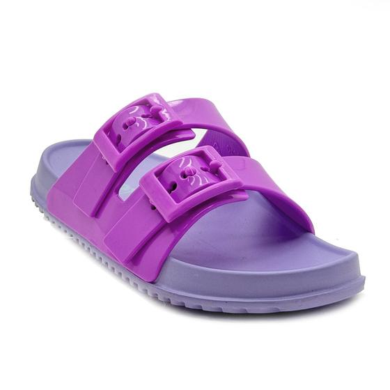 Imagem de Chinelo Plugt Slide  Fivelas Violeta