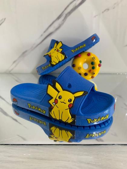 Imagem de chinelo pokemon slide nuvem infantil unissex personagem e brinquedo pokémon ortopédico