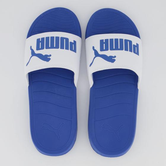 Imagem de Chinelo Puma Popcat 20 BDP Branco e Azul