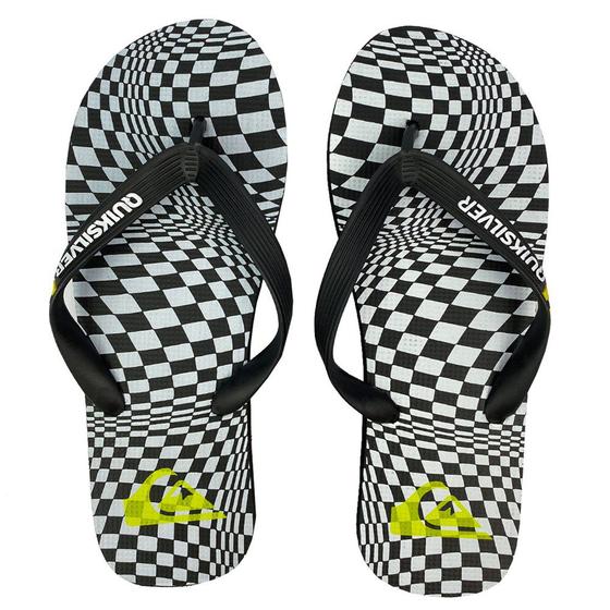 Imagem de Chinelo Quiksilver Molokai Rave Preto e Branco