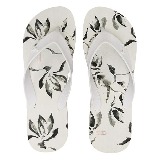 Imagem de Chinelo Reserva Go Masculino Branco All White Sandália Rsv Cerejeira Estampada Nova - Original