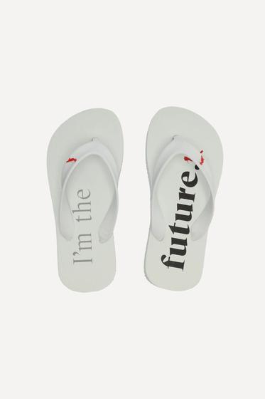 Imagem de Chinelo Reserva I'm The Future Mini  infantil Menino Branco