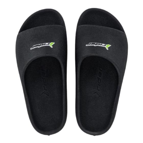 Imagem de Chinelo Rider Casual Drip Slide Masculino Preto Branco