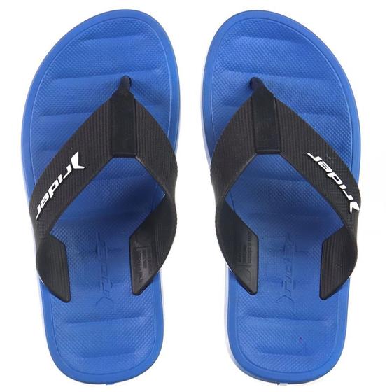 Imagem de Chinelo Rider Free Azul/Preto Liberdade e Conforto em Cada Passo