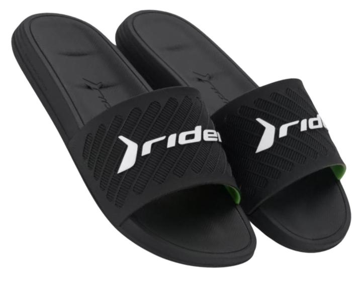 Imagem de Chinelo Rider Free II Masculino Preto Branco 43/44 Lançamento