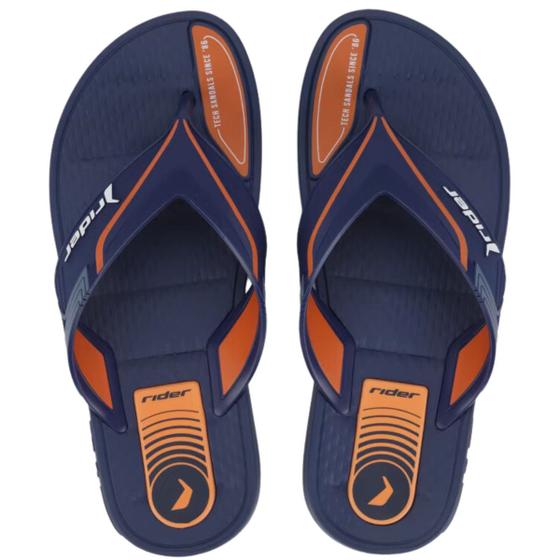 Imagem de Chinelo Rider Sprint Masculino Azul Laranja