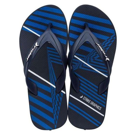 Imagem de Chinelo Rider Strike Graphics Masculino - Azul - 3738