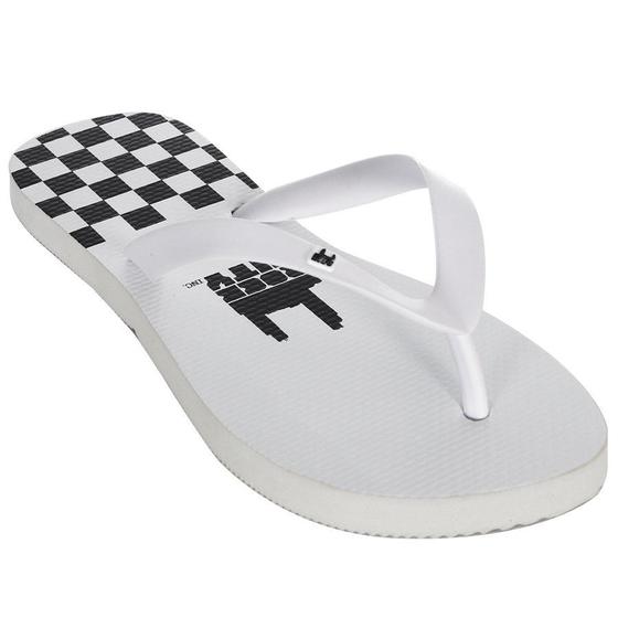 Imagem de Chinelo Rock City Premium Branco/Preto