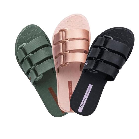 Imagem de Chinelo Sandalia Feminino Ipanema Slide Bold Sempre Nova 26519 Original Grendene