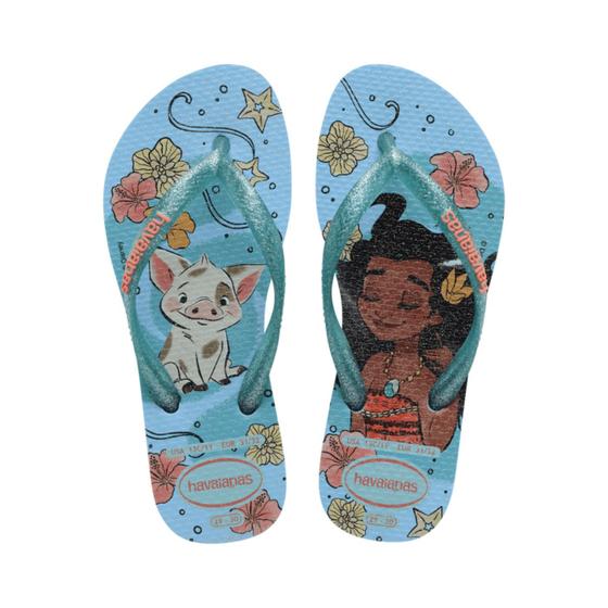 Imagem de Chinelo sandalia havaianas kids slim princesas original