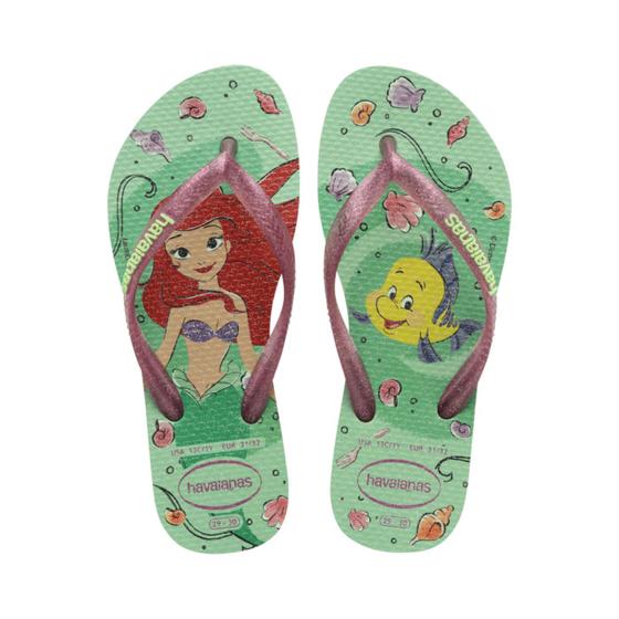 Imagem de Chinelo sandalia havaianas kids slim princesas original