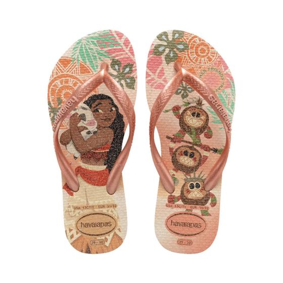 Imagem de Chinelo sandalia havaianas kids slim princesas original