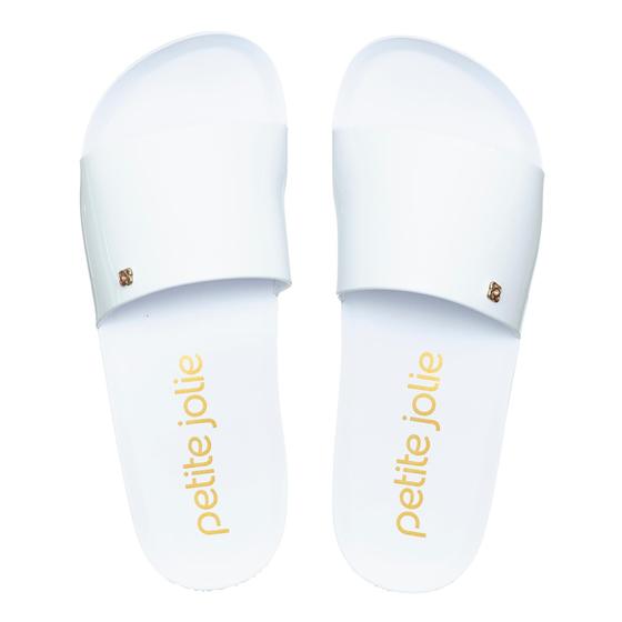 Imagem de Chinelo Slide Branco Petite Jolie Pj5494 - Novo