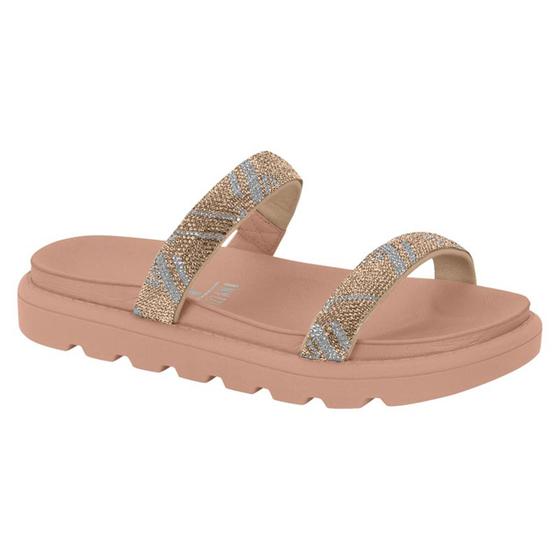 Imagem de Chinelo slide feminino vizzano strass 6459.110