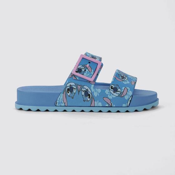 Imagem de Chinelo Slide Infantil Azul Stitch Summer Grendene