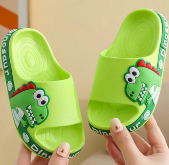 Imagem de Chinelo Slide Infantil Dinossauros Leve e Confortável