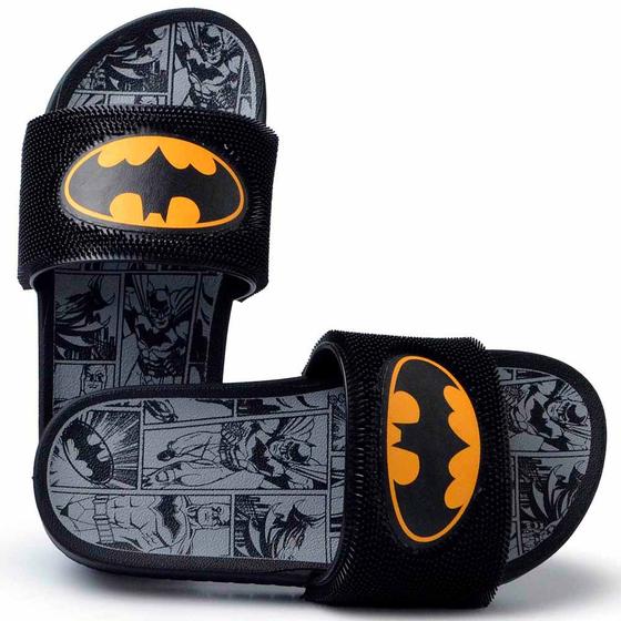 Imagem de Chinelo Slide Infantil Grendene Masculino Batman 24 Darkness 23183