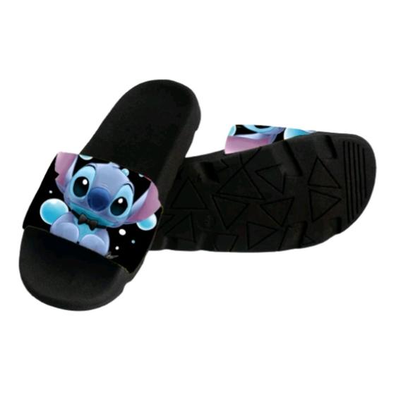 Imagem de chinelo slide lilo stitch confortável sandália