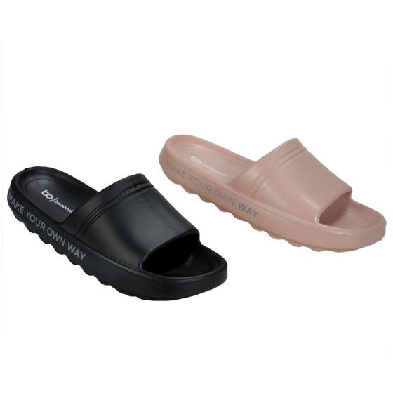 Imagem de Chinelo slide nuvem boa onda  conforto  preto ou rose - 2060