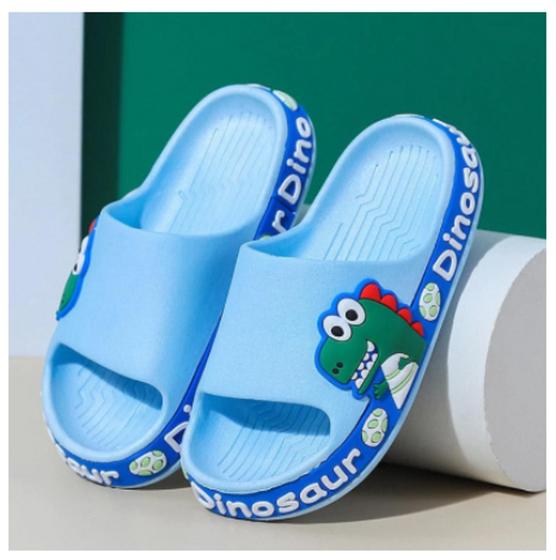 Chinelo Slide Nuvem Dinossauro Infantil Bebê Confort Para passeio banho confortavel é boa?