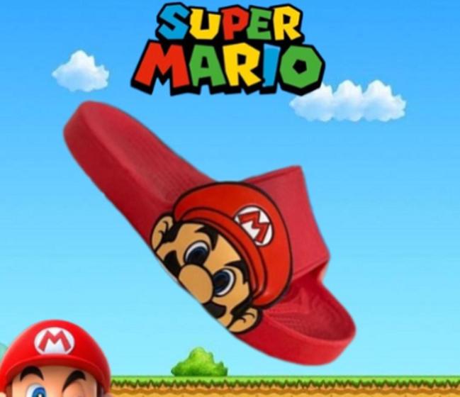 Imagem de Chinelo Slide Nuvem Infantil Menino Menina Lançamento Mario Boss Canina Envio Imediato