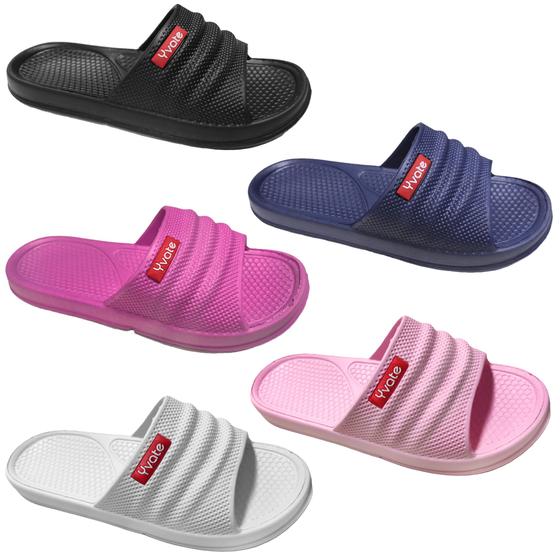 Imagem de Chinelo Slide nuvem Masculino Feminino preto  Yvate BGX67P