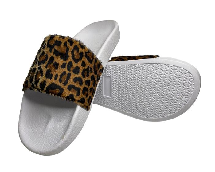 Imagem de Chinelo slide onça lançamento sandália animal print