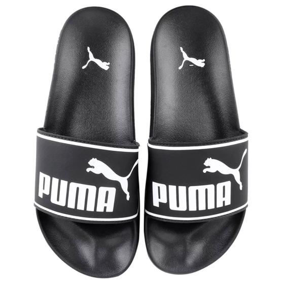 Imagem de Chinelo Slide Puma Leadcat 2.0 - Branco e Preto