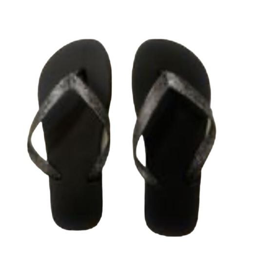 Imagem de Chinelo Starlux Glitter Feminino Preto Vidro Tamanho 35