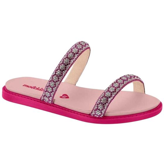 Imagem de Chinelo Tamanco Meninas Strass Brilhantes Molekinha 2312.255.27220