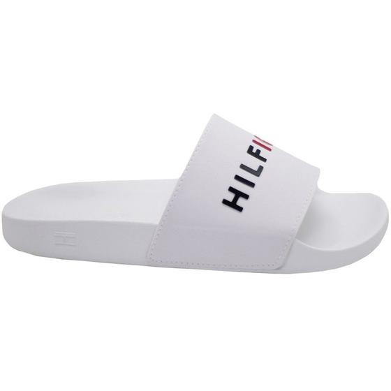 Chinelo Tommy Hilfiger Slide Branco Masculino Menor preço em Chinelo Tommy Hilfiger Slide Branco Masculino