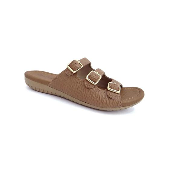 Imagem de Chinelo Usaflex  Feminino Conforto R1859 Camel