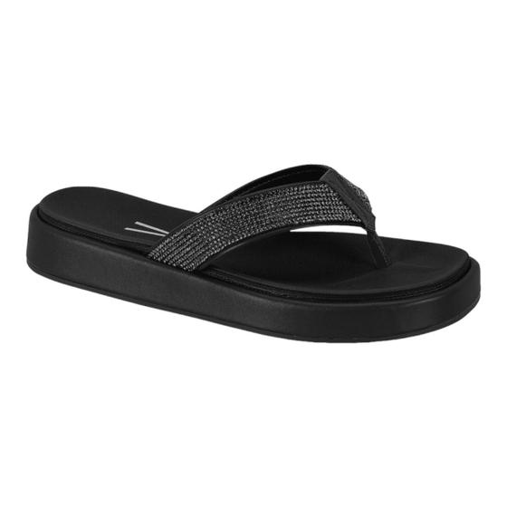 Imagem de Chinelo Vizzano 6506.101 Salto Flatform Dedo Brilho Feminina Casual